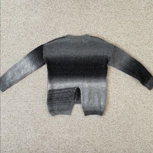 Grey and black sweater